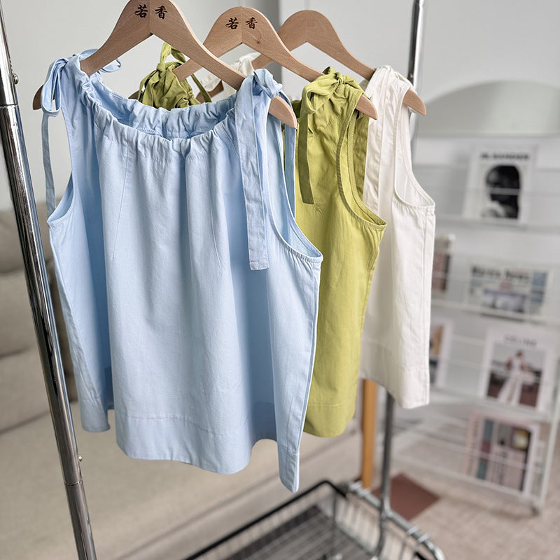 Stylish And Chic Doll-style Vest Shirt - Cindi Book