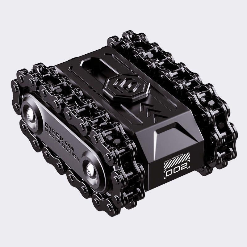 Mechanical Rotating Decompression Hand Pieces Metal Toy Tank - Cindi Book