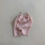 Summer Infant Thin Vertical Striped Suspender Jumpsuit - Cindi Book