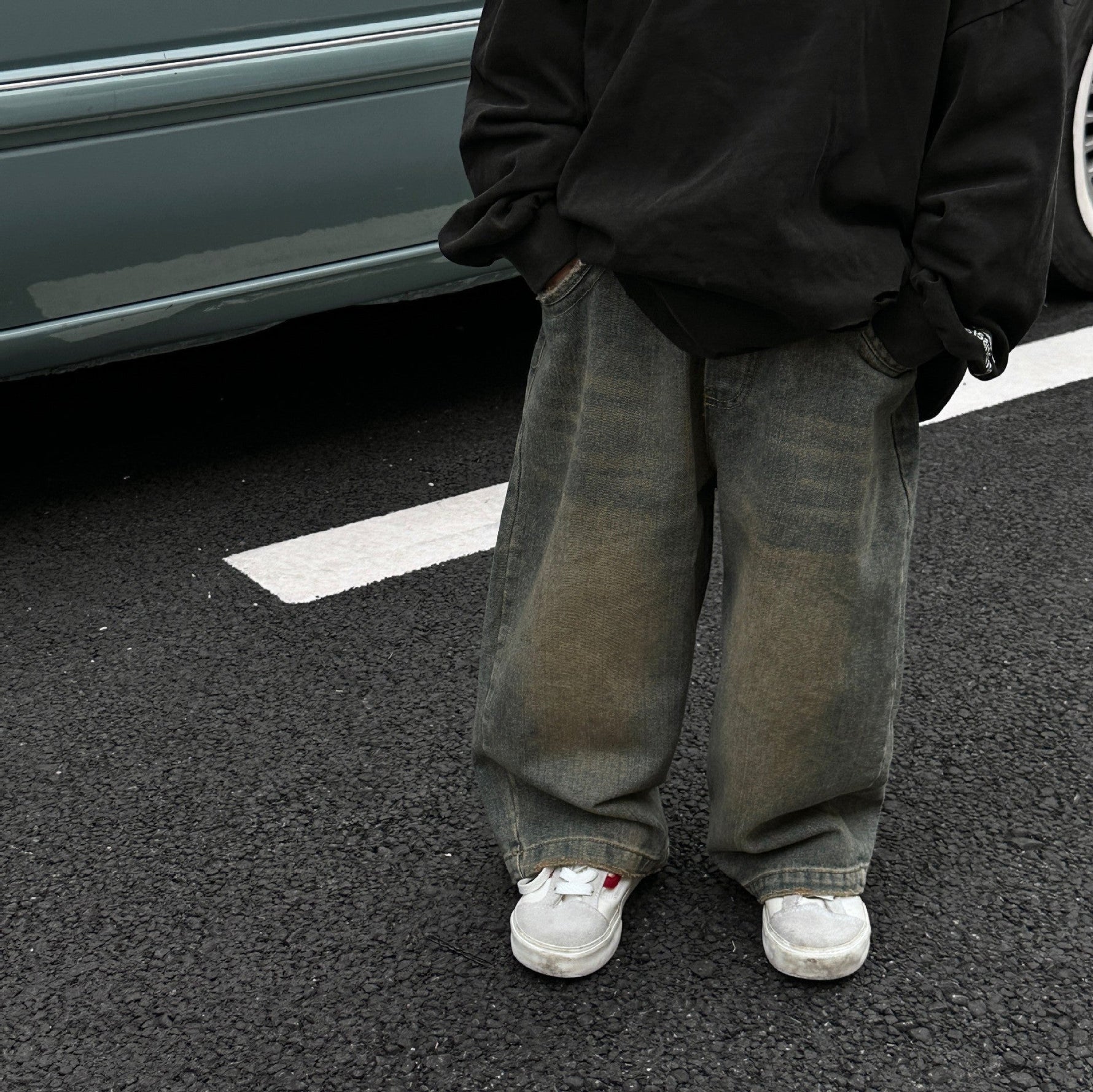 Autumn Korean Style Children's Retro Washed Boys' Jeans Baby Loose Trousers Fashion - Cindi Book