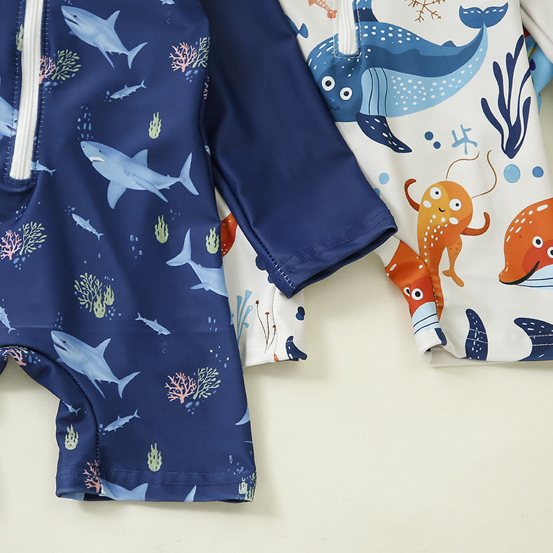 Jumpsuit Children's Swimsuit Hat Polyester - Cindi Book