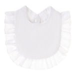 Ruffled Cotton Gauze Lace Bib Saliva Pocket - Cindi Book