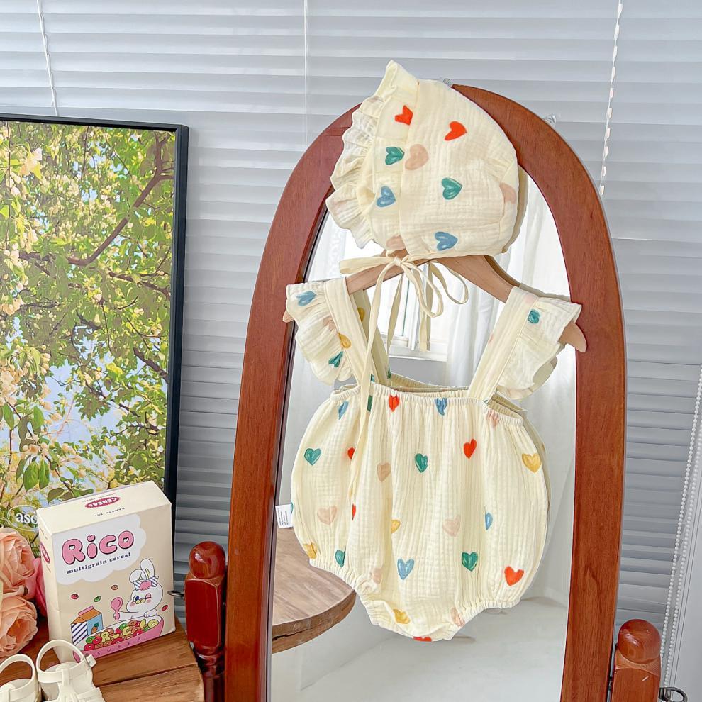 Summer New Baby Jumpsuit Sling Romper - Cindi Book