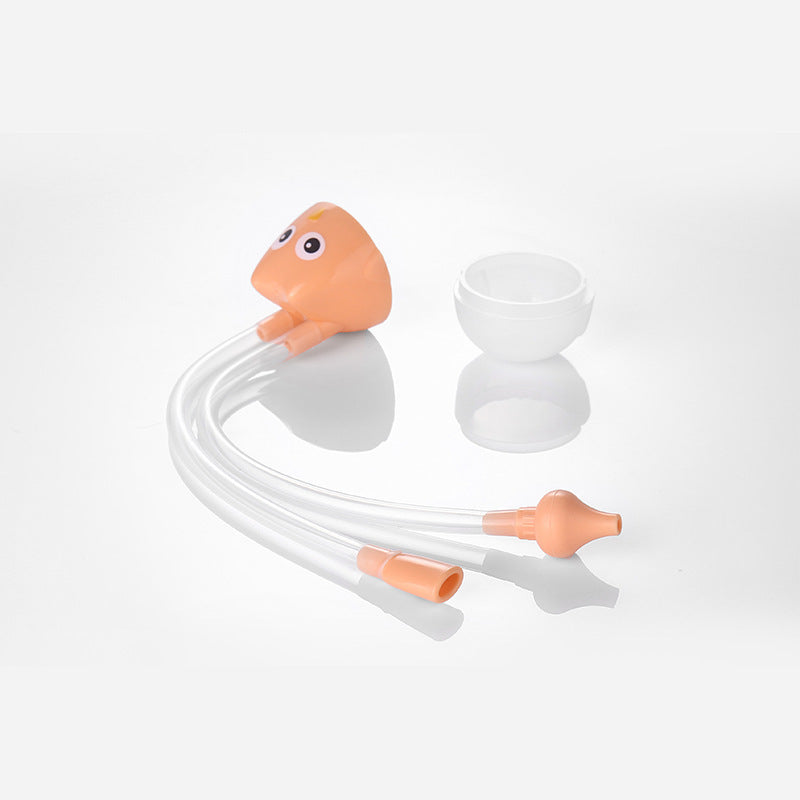 Cartoon Baby Mouth Suction Nasal Aspirator Baby Nose Cleaner - Cindi Book