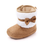 Bowknot High Top Soft Soled Baby Cotton Shoes - Cindi Book