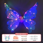 Light-emitting Children's Electric Butterfly Wings Back Decoration Angel Little Fairy Toy - Cindi Book