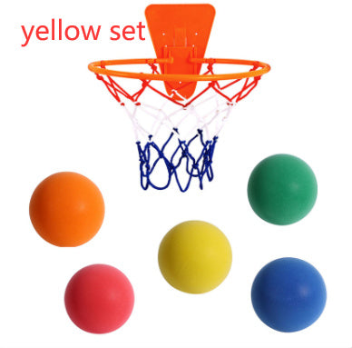 Silent High Density Foam Sports Ball Indoor Mute Basketball Soft Elastic Ball Children Sports Toy Games - Cindi Book