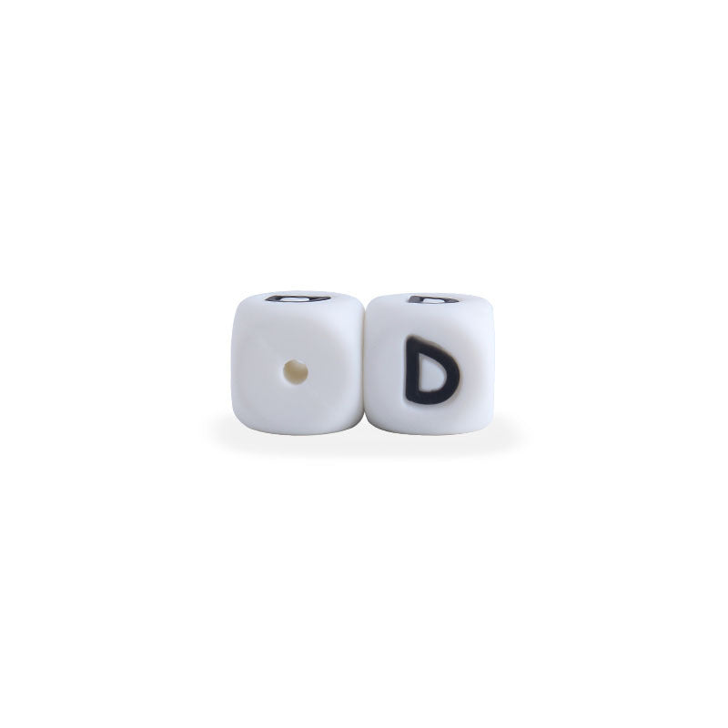 12mm Baby Products 26 Silicone English Alphabet Beads Teeth Accessories - Cindi Book