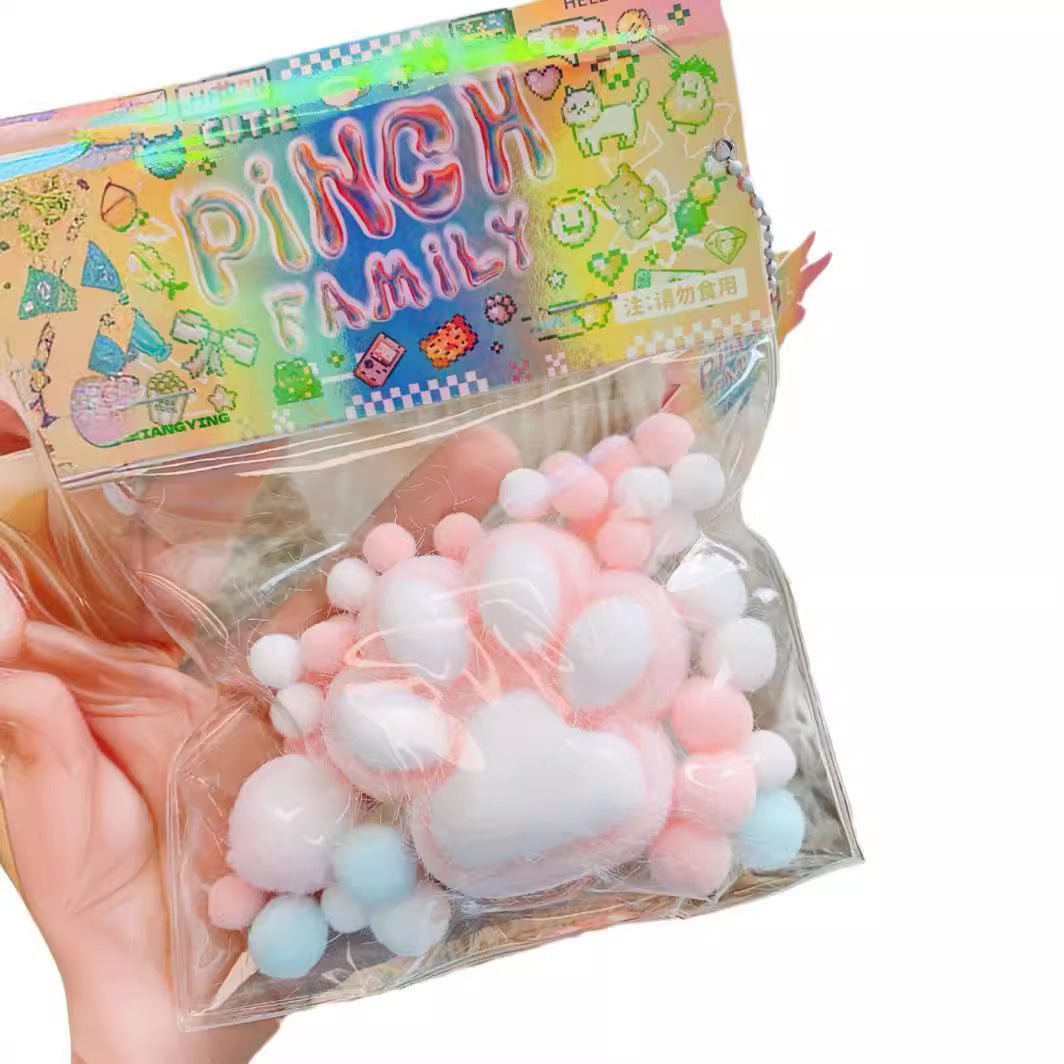 Decompress Squeezing Toy Cat's Paw Pressure Reduction Toy - Cindi Book