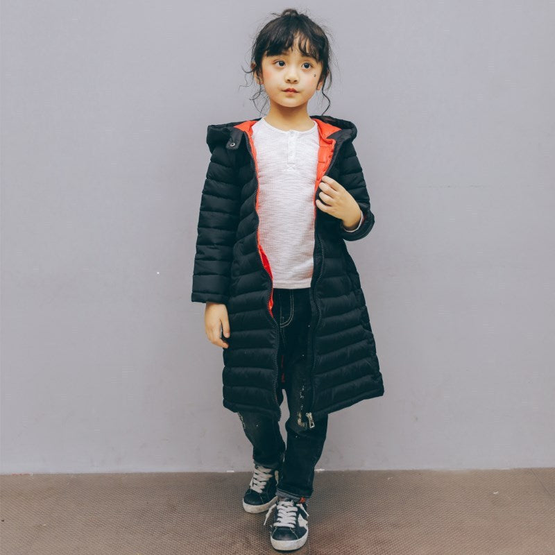 Winter Warm Children Cotton Clothing Mid Length - Cindi Book