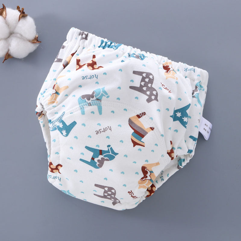 Baby Training Pants Washable 6-layer Gauze Diaper Cover Learning - Cindi Book