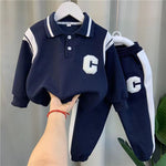 Boys' And Kids' Autumn Sports Two-piece Set - Cindi Book