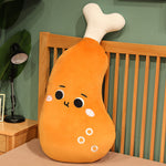 Large Chicken Leg Throw Pillow Plush Toy Home Cushion - Cindi Book