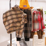 Spring And Autumn Children's Clothing Children's Casual Plaid Shirt - Cindi Book