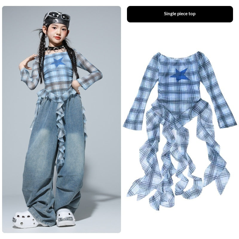 Girls Clothing Kids Hip-Hop Street Dance Trendy Outfit Set - Cindi Book