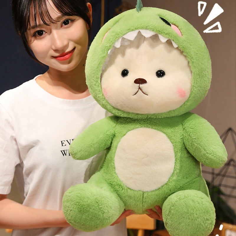 Transformation Dinosaur Doll Birthday Gift Plush Toy - Cindi Book