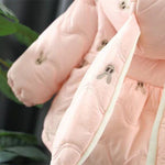 Girls Thickened Cotton Padded Coat Winter Clothes Children's Cotton Wadded Jacket Western Style Winter - Cindi Book