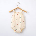 Summer Ins Style Baby Sling Cotton Printed Romper - Cindi Book
