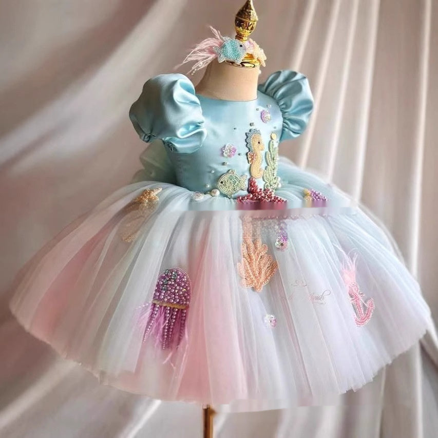 Girls FARCENT Design Princess Dress New Bubble Skirt - Cindi Book