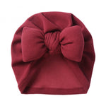 New Style Cashmere Baby Pullover Hat Cotton Filled Bow - Cindi Book