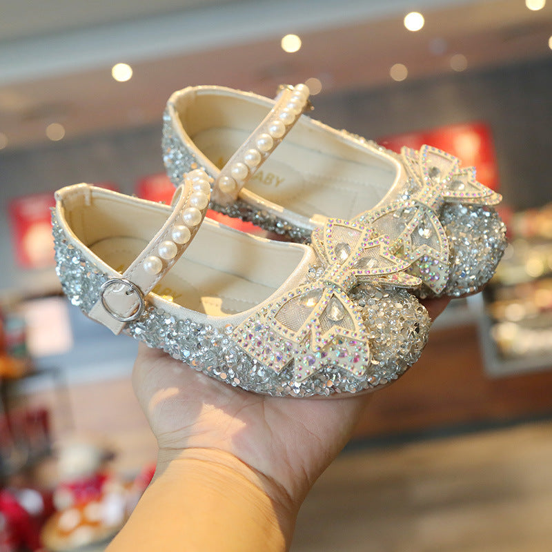 Girls' Fashion Princess Bowknot Shoes - Cindi Book