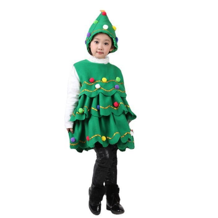 Children's Christmas Tree Performance Dance Costumes - Cindi Book