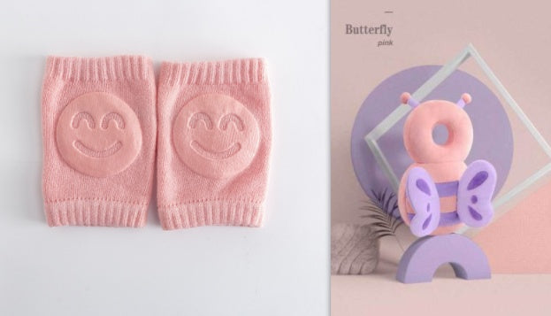 Summer Terry Baby Socks Toddler Crawling Knee Pads - Cindi Book