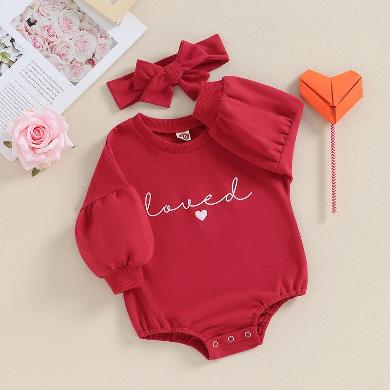 Children's Solid Color Romper Hair Band Set - Cindi Book