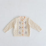 Baby Girl Baby Flower Embroidered Coat - Cindi Book