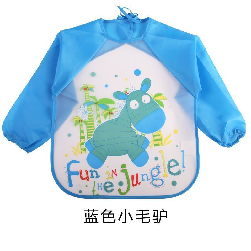 Children's Gown Long Sleeve Kids Waterproof Meal Baby Apron Painting Clothes Bib Protective Clothing - Cindi Book