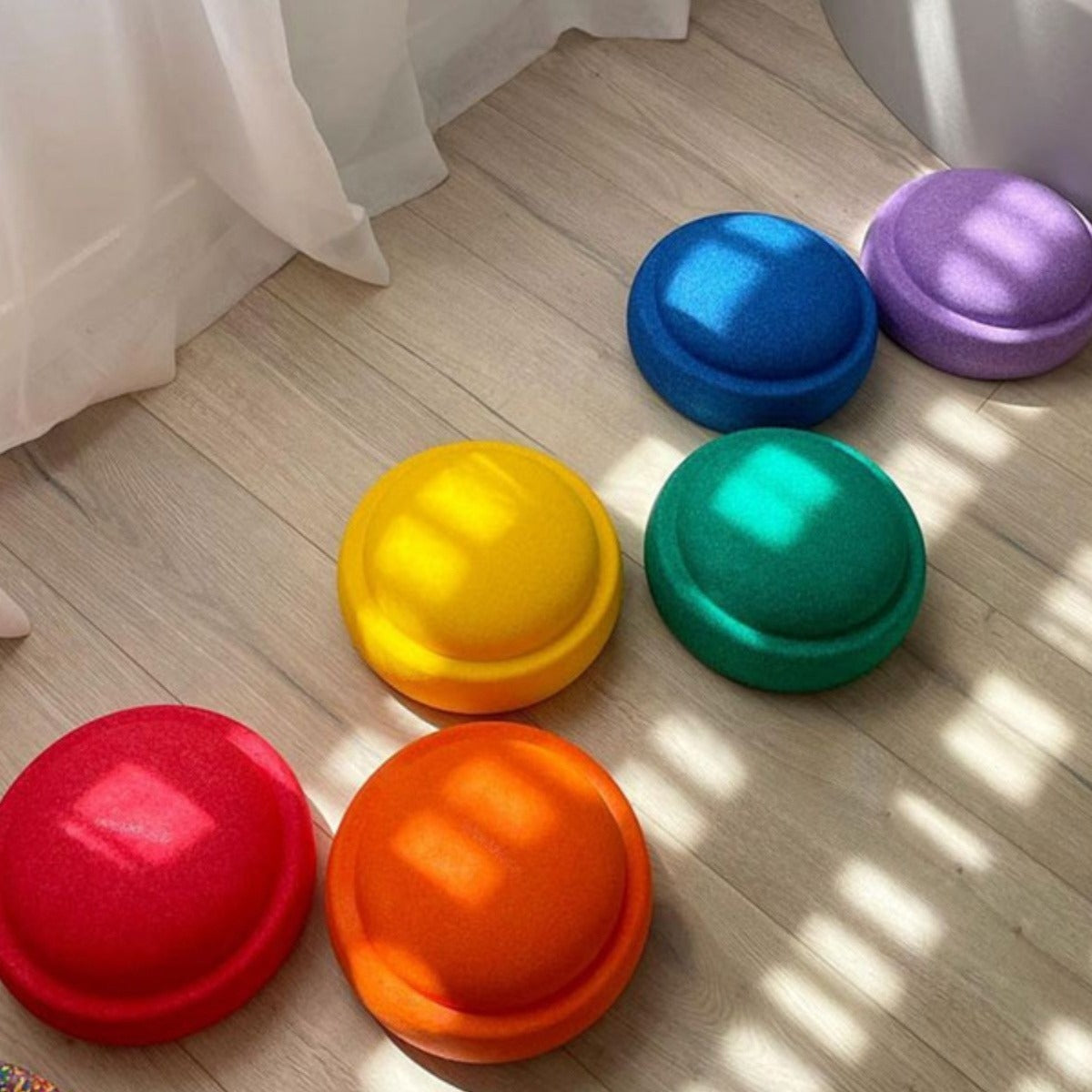 Rainbow River Crossing Stone Children's Balance Training Puzzle Toy - Cindi Book