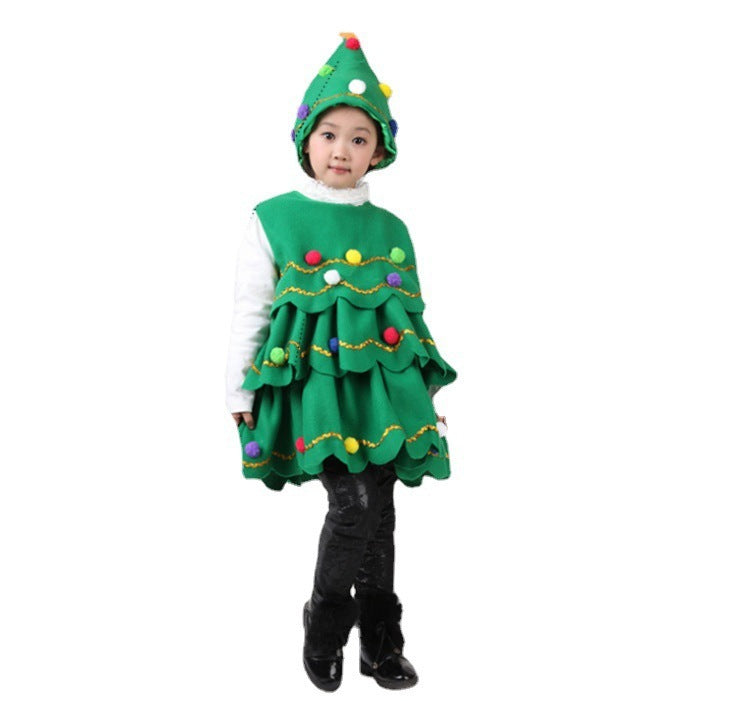 Children's Christmas Tree Performance Dance Costumes - Cindi Book