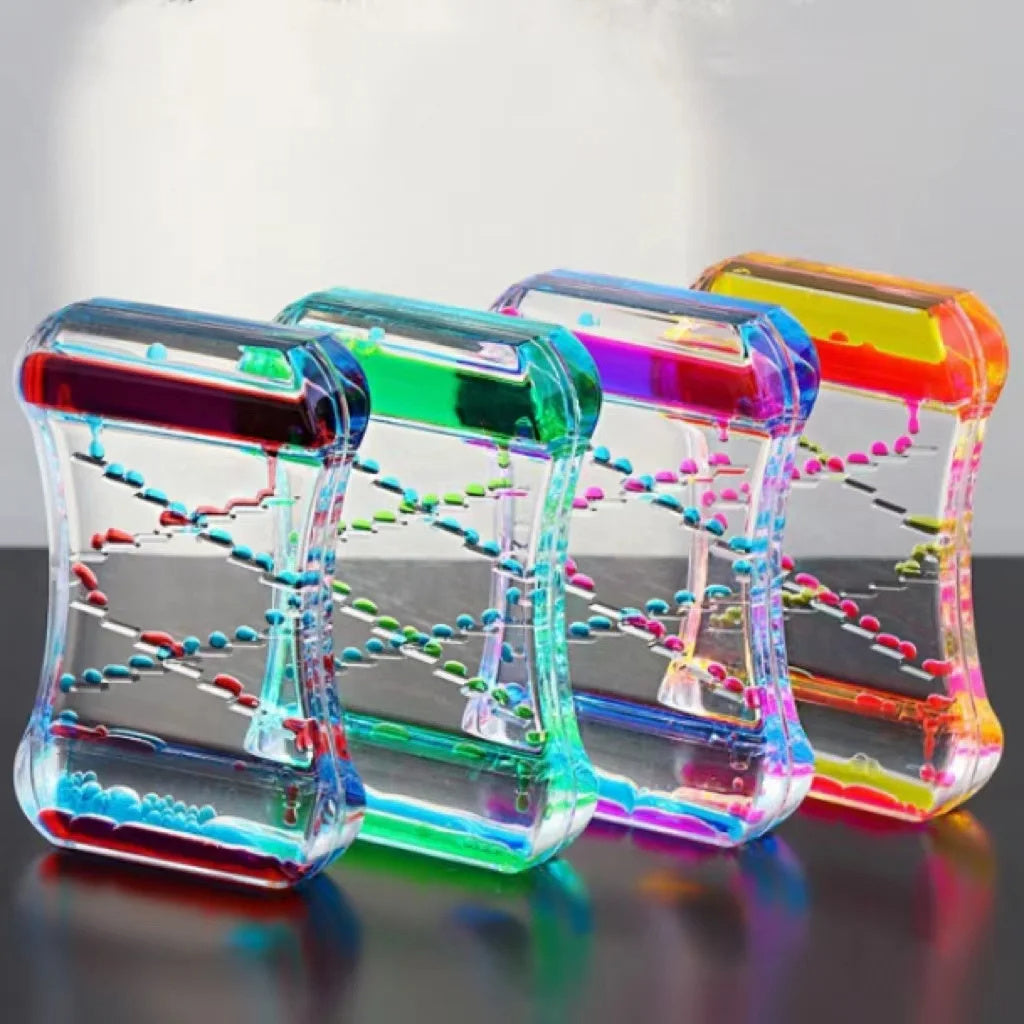 Creative Cruise Fluid Liquid Hourglass Quicksand Timer 2024 Ins Living Room Office Ornaments Desk Table Decorations Home Decor - Cindi Book