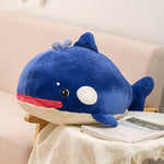 Cute Soft Whale Shark Dolphin Pillow Plush Toy Creative Marine Animal Doll - Cindi Book