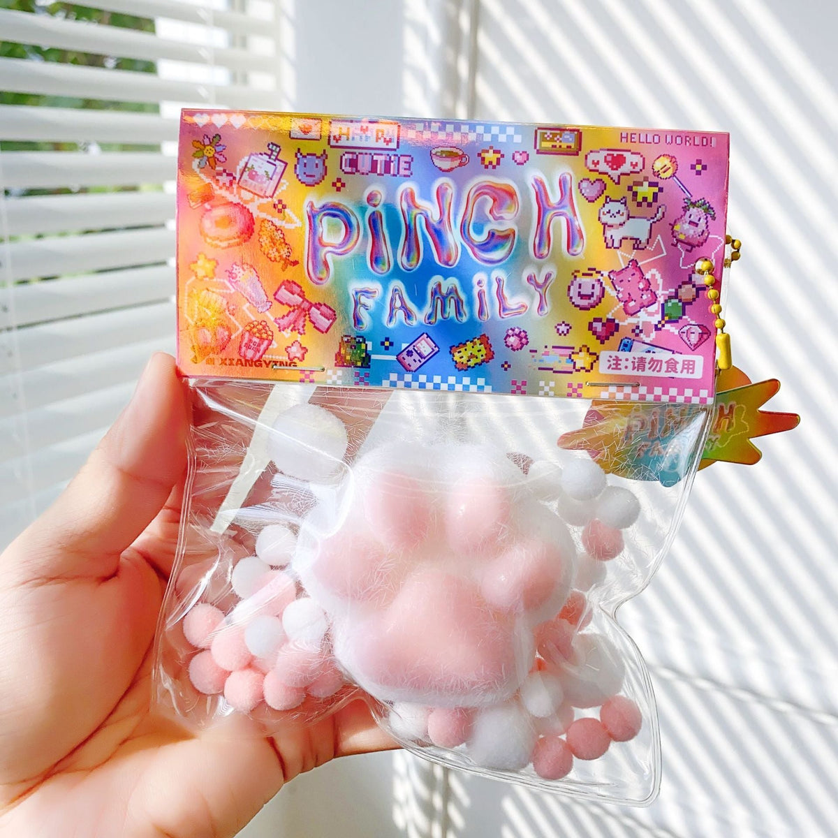 Decompress Squeezing Toy Cat's Paw Pressure Reduction Toy - Cindi Book