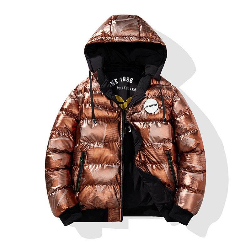 Thickened Hooded Cotton-padded Jacket Men's Plus Size Cotton Clothes Men's Coat - Cindi Book