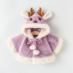 Winter New Thickened Fleece Girls' Cape - Cindi Book