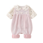 Baby Autumn Suit Baby Girl Cute Rompers Overalls Romper Children's Clothing - Cindi Book