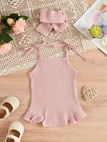 Baby Triangle Rompers Tether Strap Romper - Cindi Book