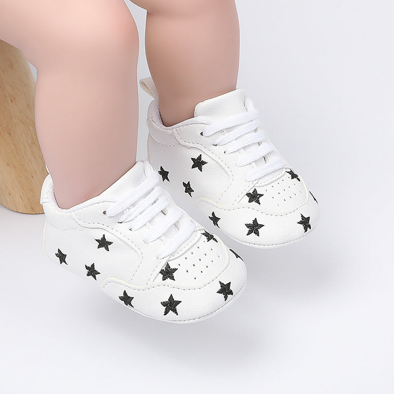 Rubber-soled Sneakers Baby Toddler Shoes - Cindi Book