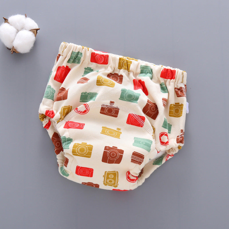 Baby Training Pants Washable 6-layer Gauze Diaper Cover Learning - Cindi Book