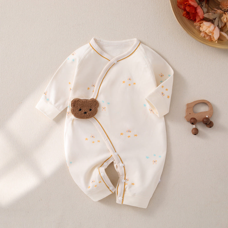 Newborn Jumpsuit Baby Butterfly Outfit Boneless Romper