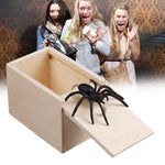 Prank Spider Wooden Scare Box Trick Play Joke Lifelike Surprise April Fools' Day Funny Novelty Toys Gags Practical Gifts - Cindi Book