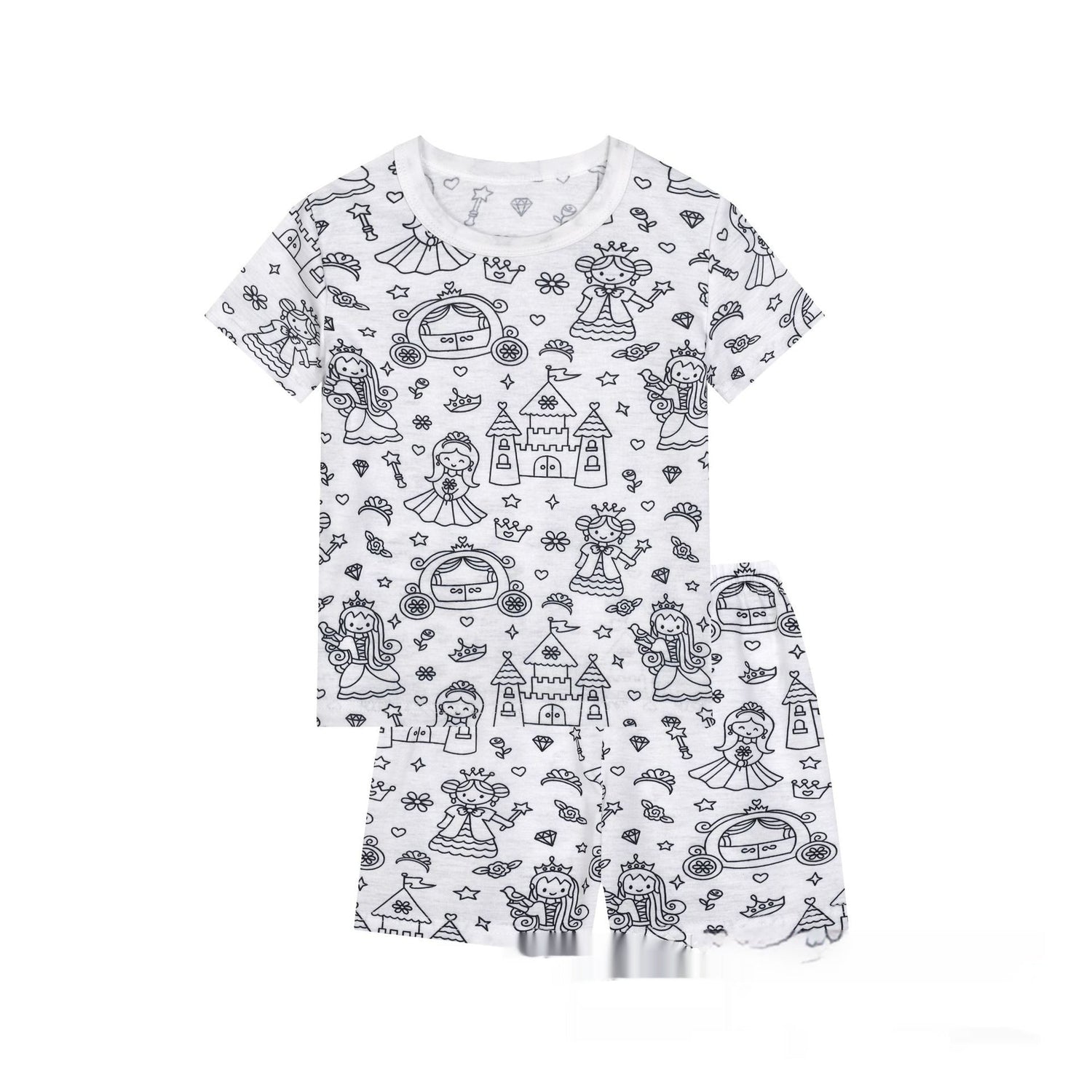 Cotton Children's Loungewear Pajamas Set