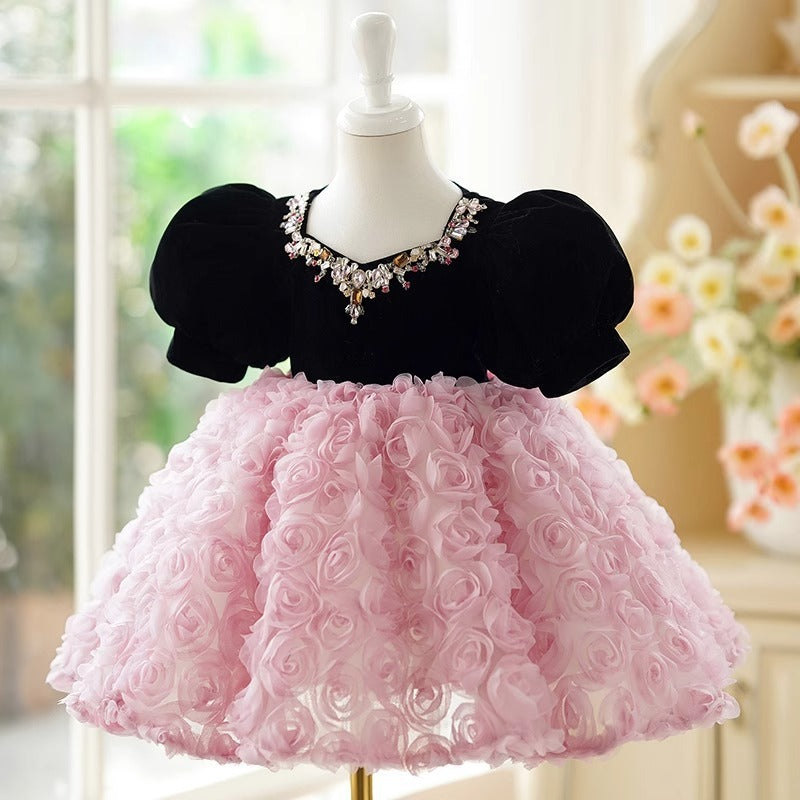 Girls French Sweet Umbrella Princess Dress Girls - Cindi Book