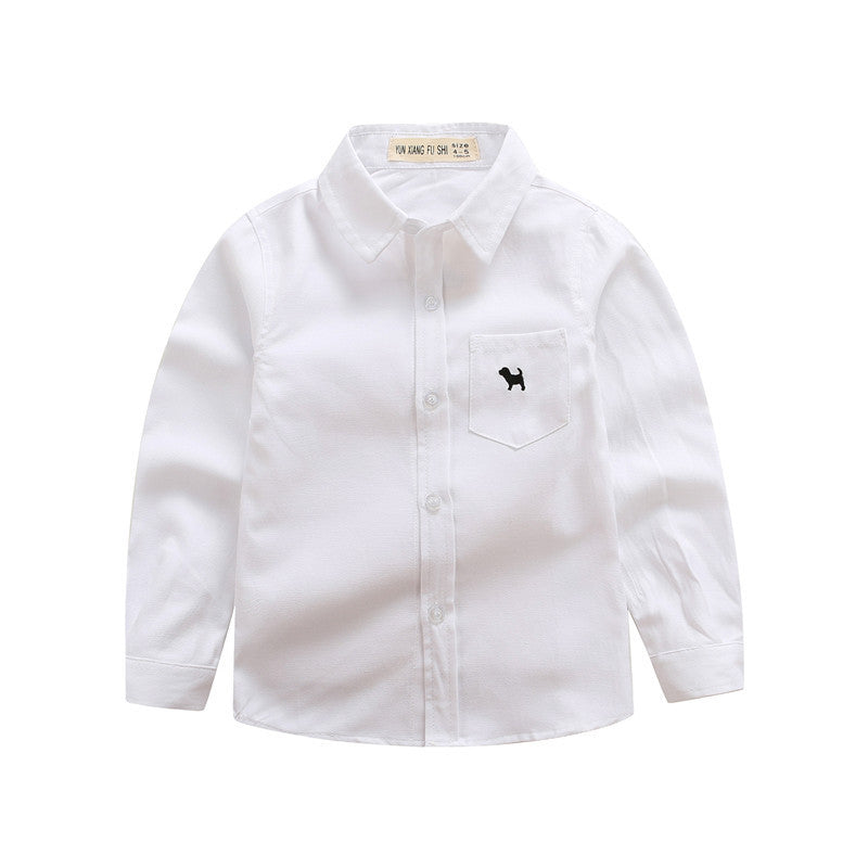 Children's Shirts Boys' Long-sleeved Shirts - Cindi Book