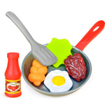 Children Play House Pan Spatula Steak Kitchen Toy Set - Cindi Book