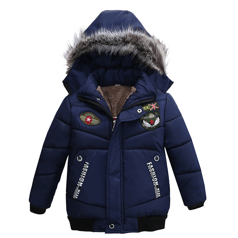 Small And Medium-Sized Boys Cotton-Padded Jackets - Cindi Book