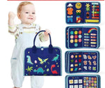 New Busy Book Children's Busy Board Dressing And Buttoning Learning Baby Early Education Preschool Sensory Learning Toy - Cindi Book