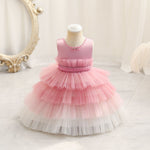 Children's Dress Color Matching Princess Dress Birthday Banquet Skirt - Cindi Book